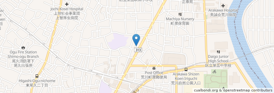 Mapa de ubicacion de オリジン弁当 en Japon, Tokyo.