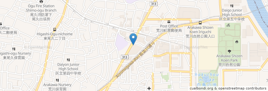 Mapa de ubicacion de マークスタワー薬局 en ژاپن, 東京都.