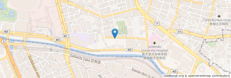 Mapa de ubicacion de BAR Aperitif en Japan, Tokyo, Bunkyo, Chiyoda.