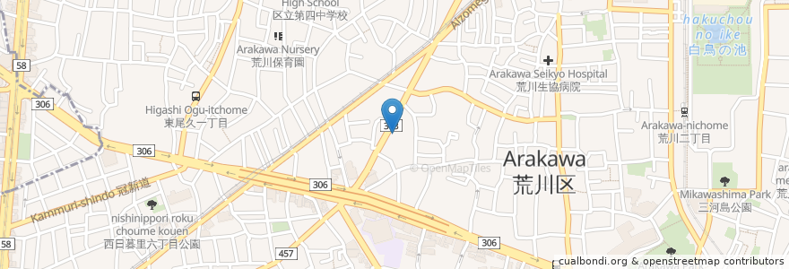 Mapa de ubicacion de セリアンピース en Japan, Tokio.