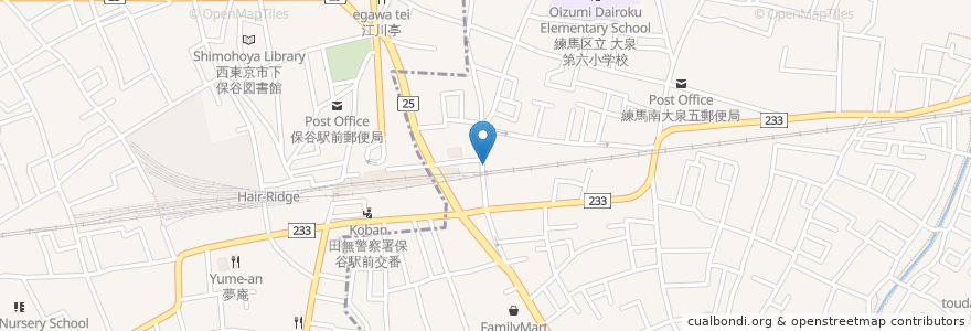 Mapa de ubicacion de キッチンキムラ en Jepun, 東京都, 練馬区.