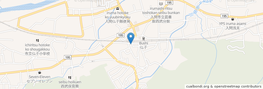Mapa de ubicacion de 入間チャペル en Japan, Saitama Prefecture, Iruma.