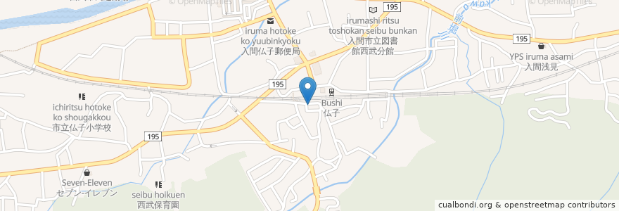 Mapa de ubicacion de 上海料理 順福園 en Japan, Präfektur Saitama, 入間市.