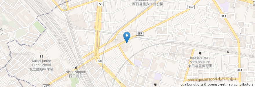 Mapa de ubicacion de 富士オートガス en 日本, 東京都.