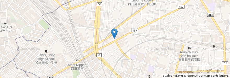 Mapa de ubicacion de 養和軒 en Japón, Tokio.