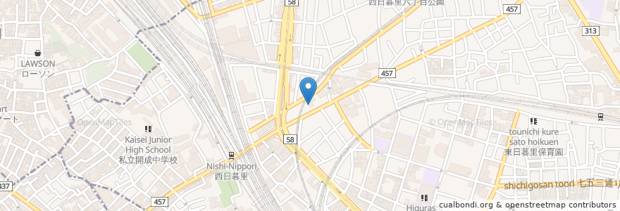 Mapa de ubicacion de ろうきん en Japan, 東京都.