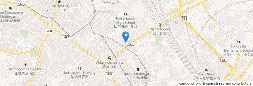 Mapa de ubicacion de カレーは別腹 en Japonya, 東京都, 台東区.
