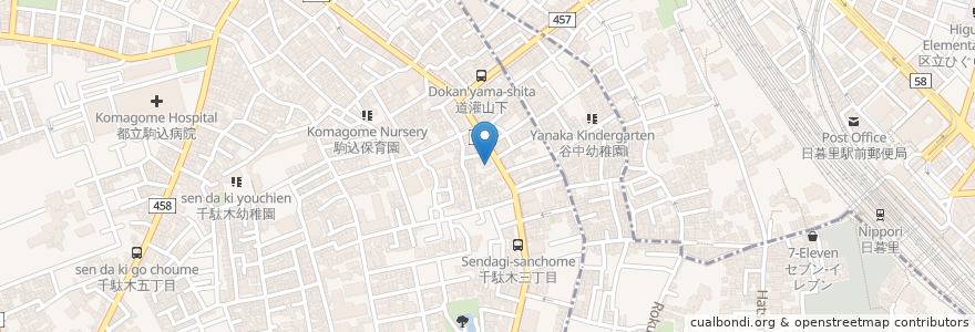 Mapa de ubicacion de iデンタルオフィス en 日本, 東京都, 文京区.