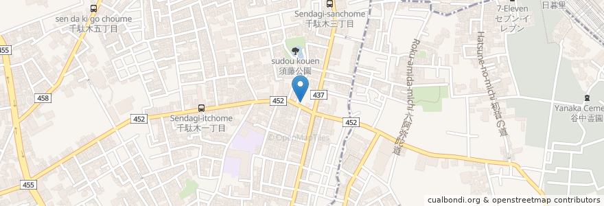 Mapa de ubicacion de しまだ歯科医院 en Japonya, 東京都, 文京区.