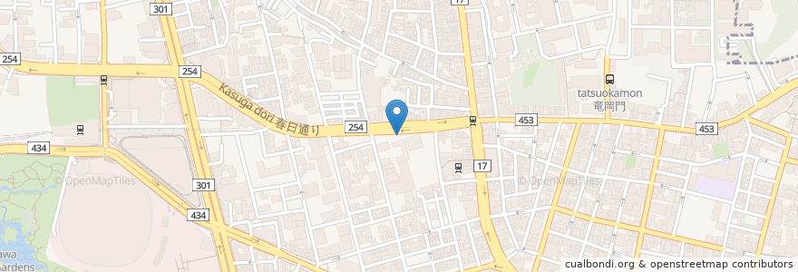 Mapa de ubicacion de 須川歯科 en Japan, Tokyo, Bunkyo.