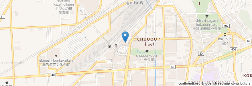Mapa de ubicacion de スギ薬局 ビナウォーク海老名店 en 日本, 神奈川県, 海老名市.