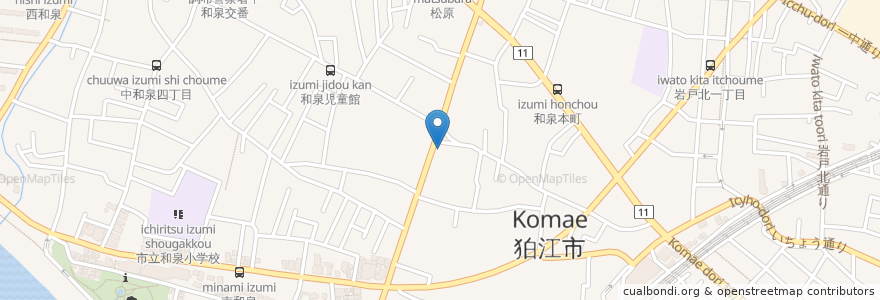 Mapa de ubicacion de 狛江ケイ歯科医院 en 日本, 東京都, 狛江市.