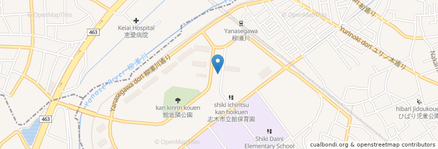 Mapa de ubicacion de 愛児舎キャトリエーム en 日本, 埼玉县, 志木市.