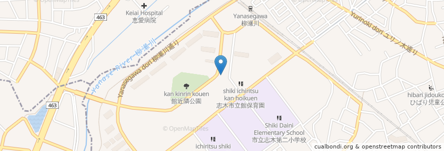 Mapa de ubicacion de 串処TORINANA en 日本, 埼玉县, 志木市.