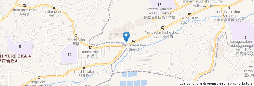 Mapa de ubicacion de さわやか歯科医院 en Japan, Präfektur Kanagawa, 川崎市, 多摩区.
