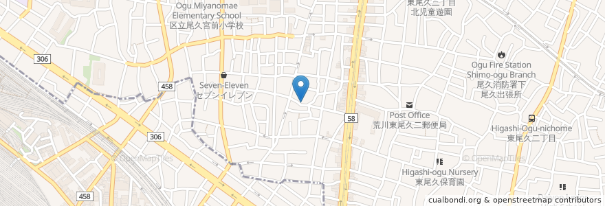 Mapa de ubicacion de ニュー恵美須 en اليابان, 東京都.