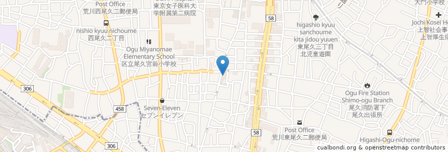Mapa de ubicacion de サンドラッグ en Japonya, 東京都.