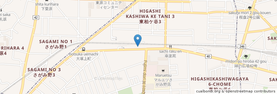 Mapa de ubicacion de 筑前屋 en Japonya, 神奈川県.