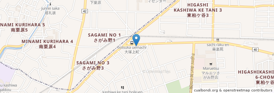 Mapa de ubicacion de 八千代銀行 en 日本, 神奈川縣, 海老名市.
