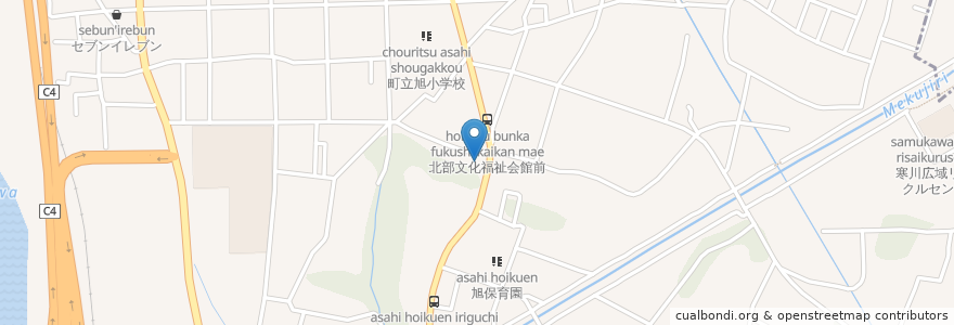 Mapa de ubicacion de 神部医院 en Japan, 神奈川県, 高座郡, 寒川町.