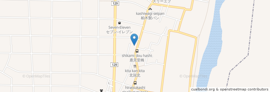 Mapa de ubicacion de 石黒歯科 en Japan, Präfektur Kanagawa, 平塚市.