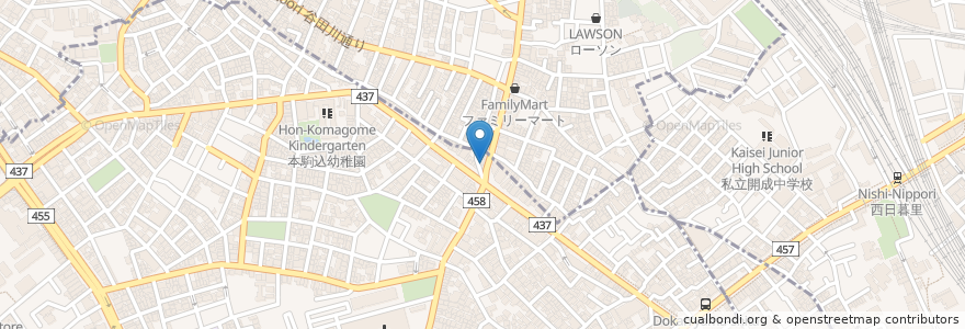 Mapa de ubicacion de 麺処 大章 en 일본, 도쿄도.