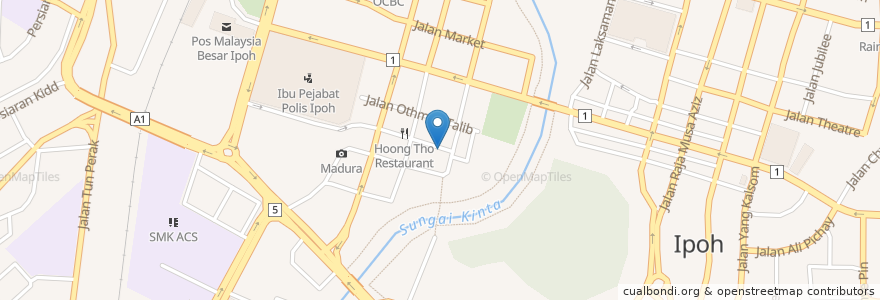 Mapa de ubicacion de Cafe d'Eight en 马来西亚, 霹雳州.
