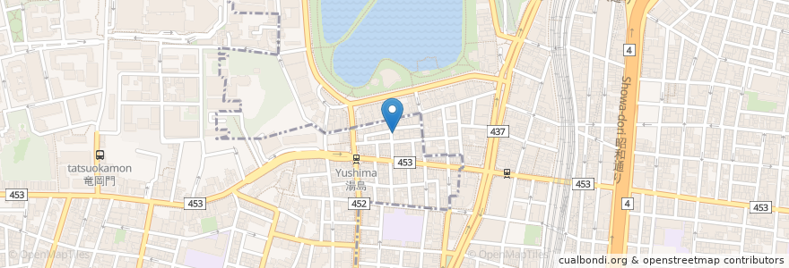 Mapa de ubicacion de 炭火焼鳥 ねぎ en 일본, 도쿄도, 다이토구.