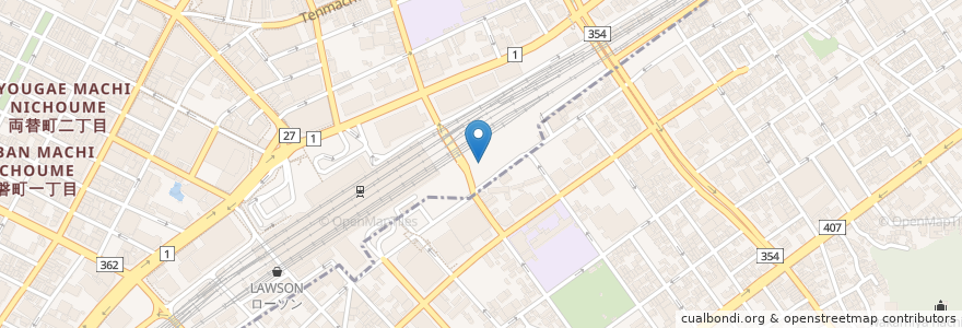 Mapa de ubicacion de タイムズJR静岡駅南口（月極駐車ゾーン） en Jepun, 静岡県, 静岡市, 葵区.