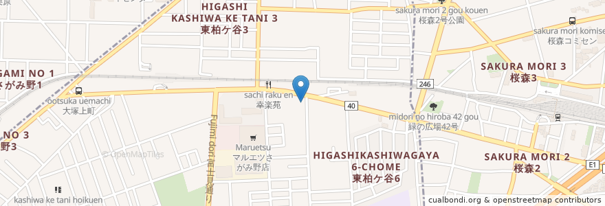 Mapa de ubicacion de あさひ薬局 en ژاپن, 神奈川県.