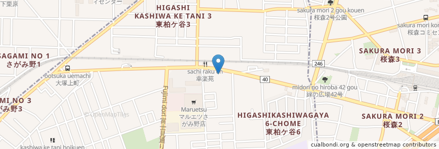 Mapa de ubicacion de さがみの歯科医院 en Japão, 神奈川県.