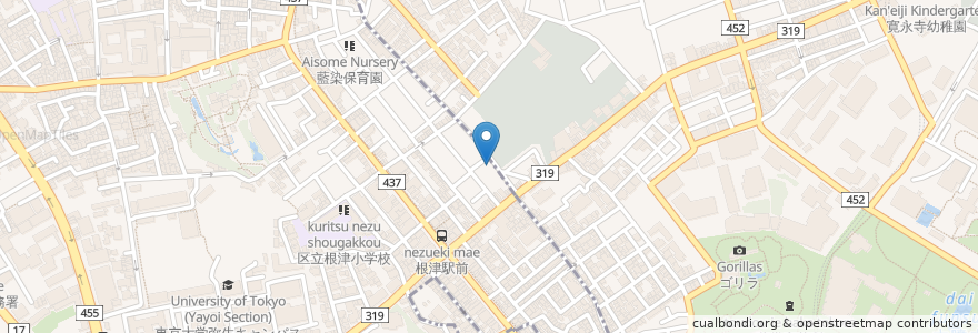 Mapa de ubicacion de 成侊亭 en Japonya, 東京都.
