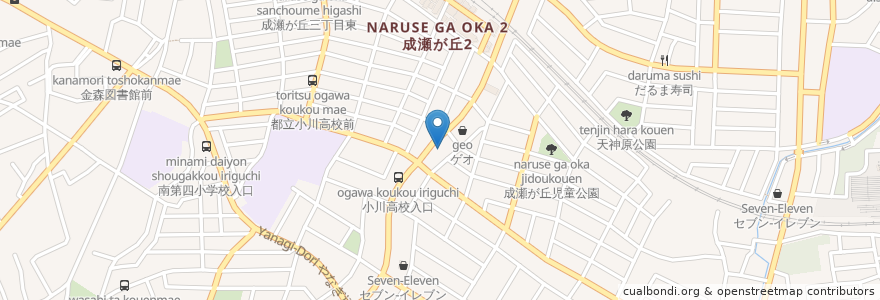 Mapa de ubicacion de ラーメンショップ en Japão, Tóquio, 町田市.
