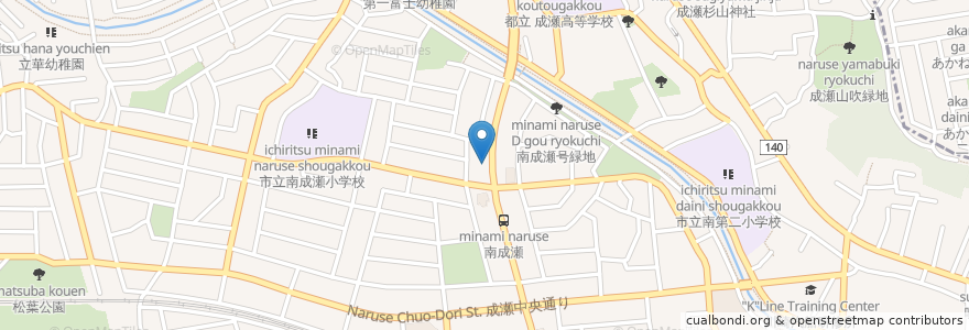 Mapa de ubicacion de 阿呆鳥 en Япония, Токио, Матида.