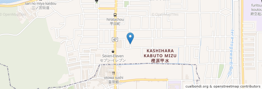 Mapa de ubicacion de むらさわ保育園 en 일본, 교토부, 京都市, 西京区.