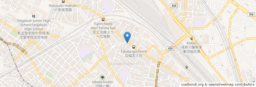 Mapa de ubicacion de 三島屋寿司 en Япония, Токио, Кита.