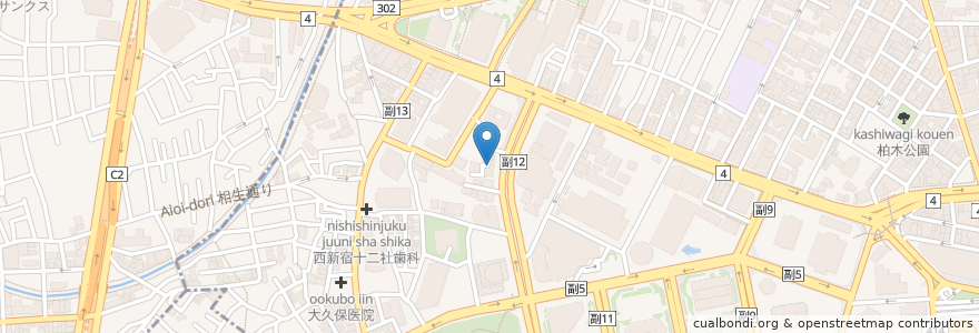 Mapa de ubicacion de りそな銀行 en Jepun, 東京都.