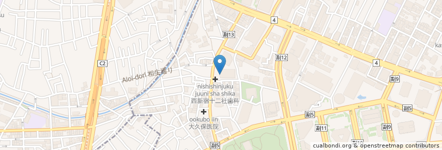 Mapa de ubicacion de 小杉美食 en Jepun, 東京都.