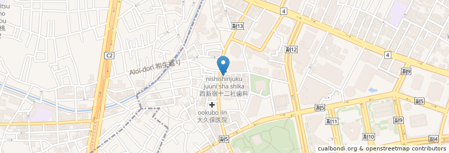 Mapa de ubicacion de かまどや en ژاپن, 東京都.