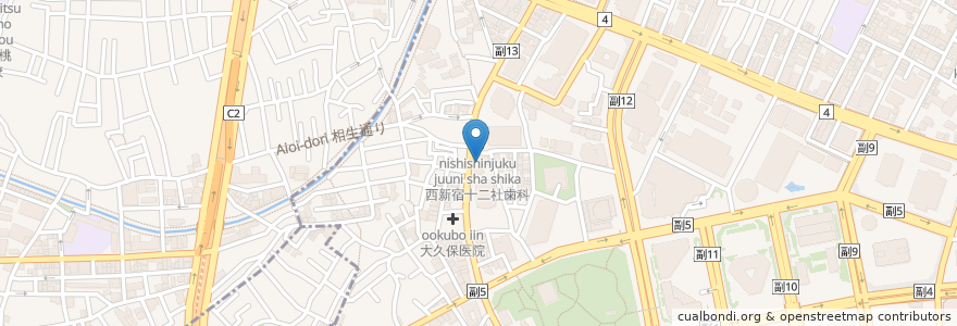 Mapa de ubicacion de ブルーパーキング en Giappone, Tokyo.