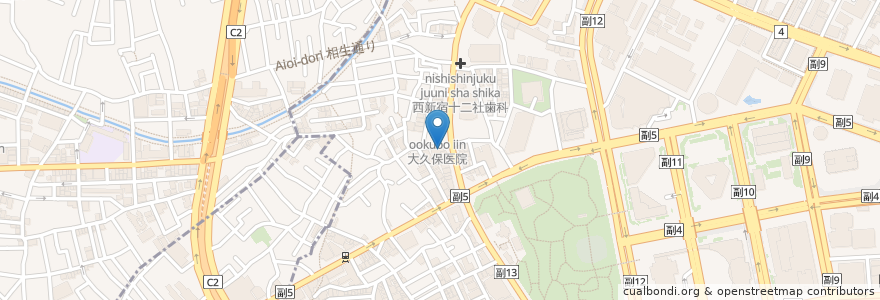 Mapa de ubicacion de ラーメン天草 en Japon, Tokyo.