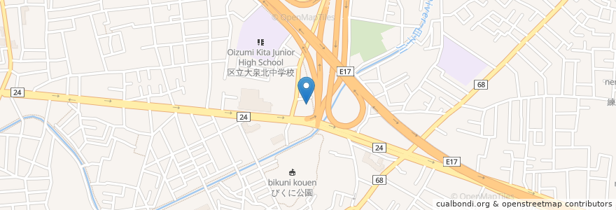 Mapa de ubicacion de 銚子丸 en 日本, 东京都/東京都, 練馬区.