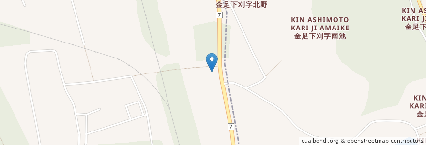 Mapa de ubicacion de ラーメンばんり en 日本, 秋田県, 秋田市.