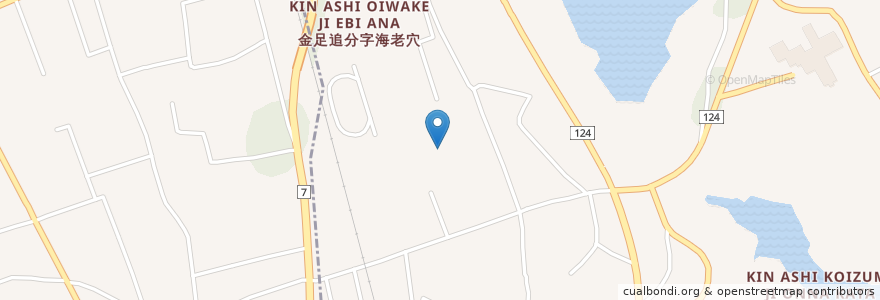 Mapa de ubicacion de 秋田県立金足農業高等学校 en Japan, Akita Prefecture, Akita.