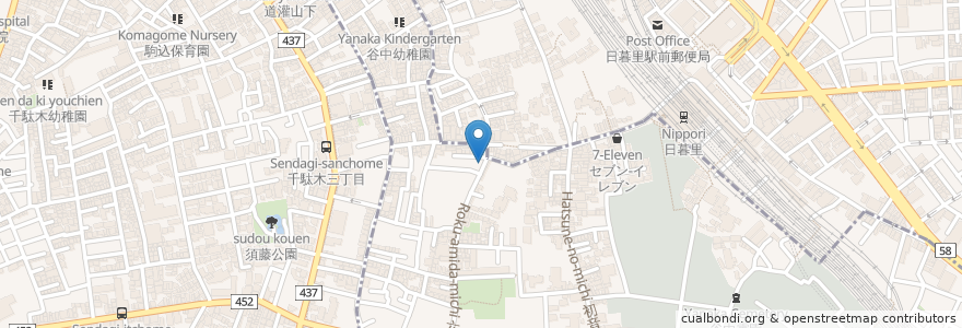 Mapa de ubicacion de かき氷専門店 ひみつ堂 en Japonya, 東京都, 台東区.