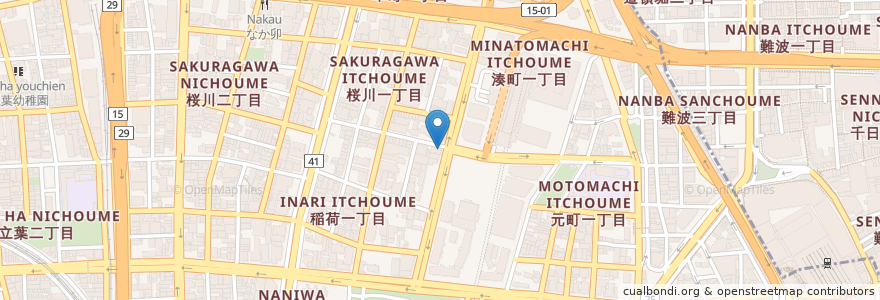 Mapa de ubicacion de K-story en Japan, Präfektur Osaka, 大阪市, 浪速区.