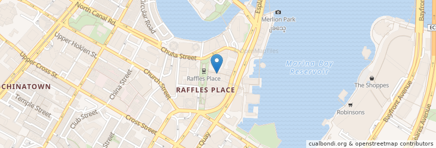 Mapa de ubicacion de Joe & The Juice en Singapore, Central.