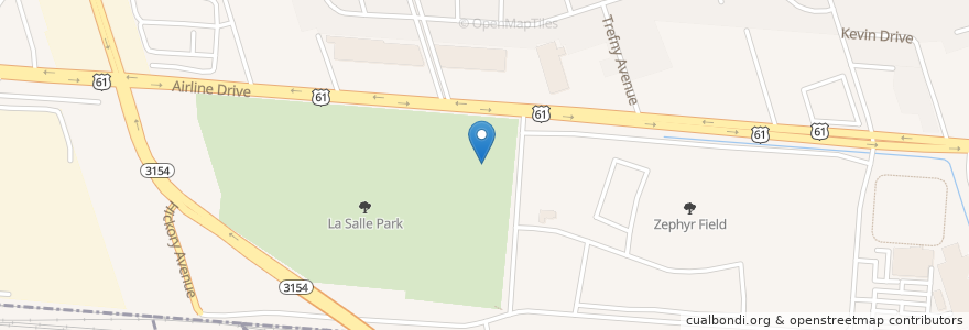 Mapa de ubicacion de Ken Hollis Theater en United States, Louisiana, Jefferson Parish, Metairie.