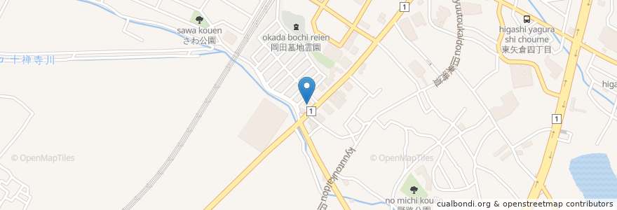 Mapa de ubicacion de とんちゃんくん en ژاپن, 滋賀県, 草津市.