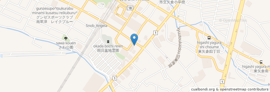Mapa de ubicacion de 情熱ホルモン en 日本, 滋賀県/滋賀縣, 草津市.